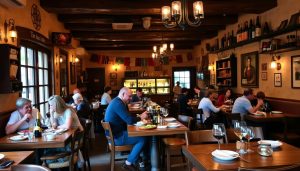 Calma Tapasbar interiör med spansk inredning och mysig atmosfär på Avenyn i Göteborg